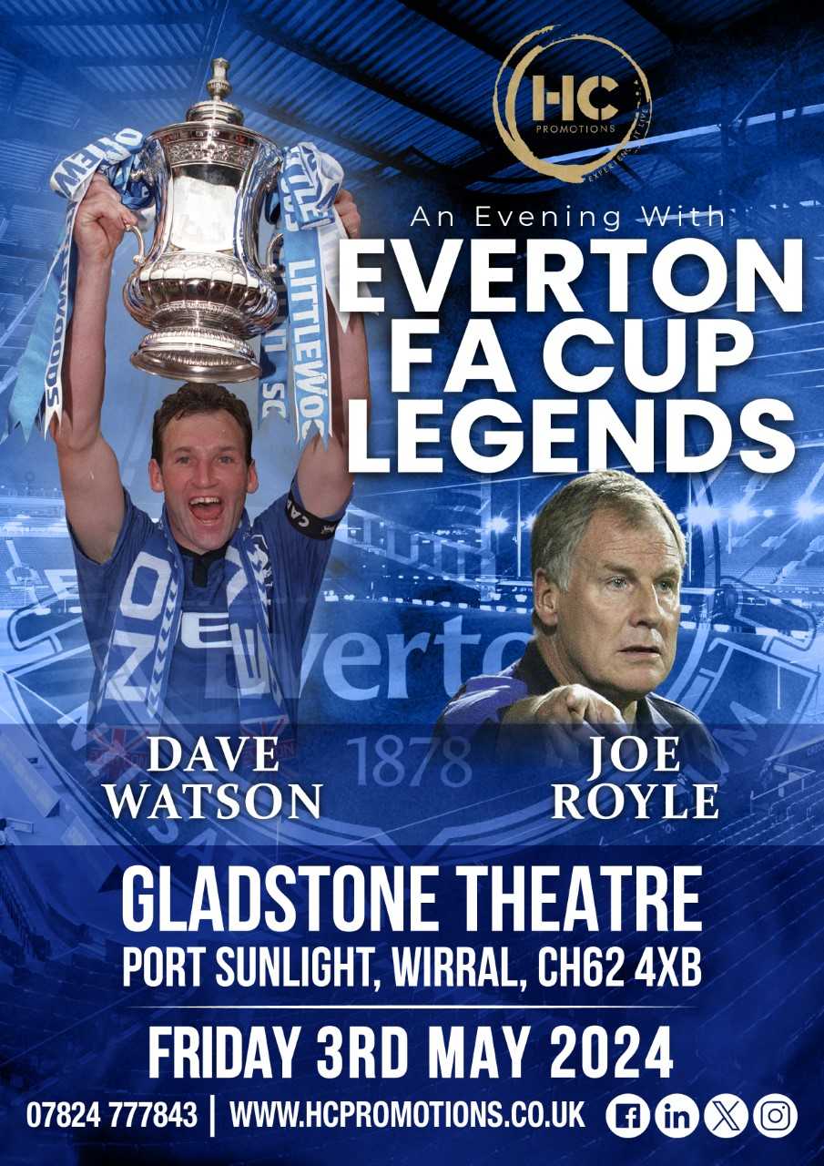 An Evening with Everton FA Cup Legends – 3rd May 2024