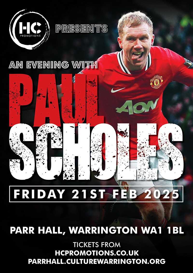 An Evening with Paul Scholes – Warrington, 21st February 2025